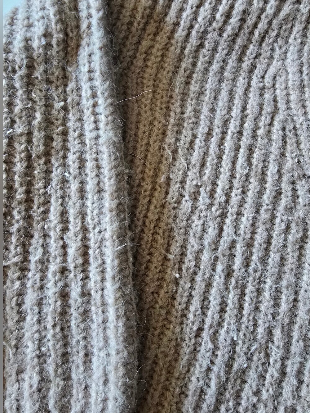 Jenni Kayne Alpaca Wool Blend Cocoon Taupe Oversized Cardigan S - Picture 11 of 13